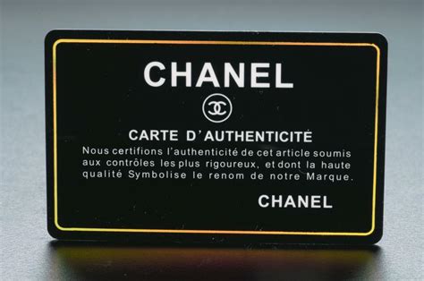 chanel carte d authenticite price|chanel verification code.